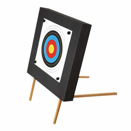 Zielscheibe 60x60x10cm mit Holzständer