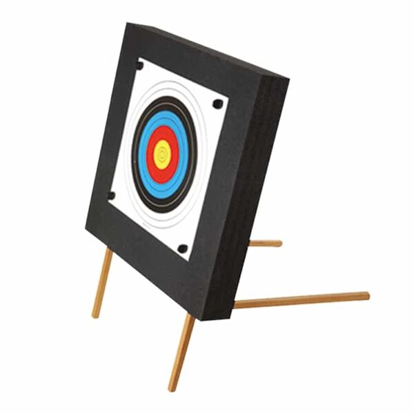 Zielscheibe 60x60x10cm mit Holzständer