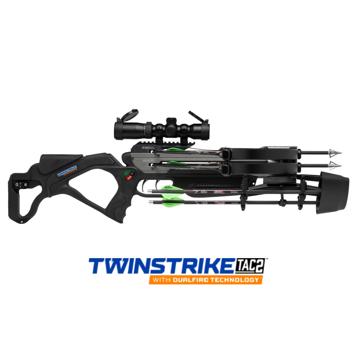 Excalibur TwinStrike TAC2 | Slingshots Switzerland Excalibur TwinStrike TAC2