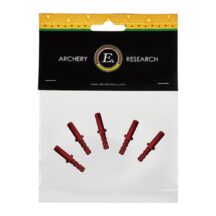 Fünf rote EK Archery Halbmondnocken für Revo 7 Carbonbolzen in der Originalverpackung