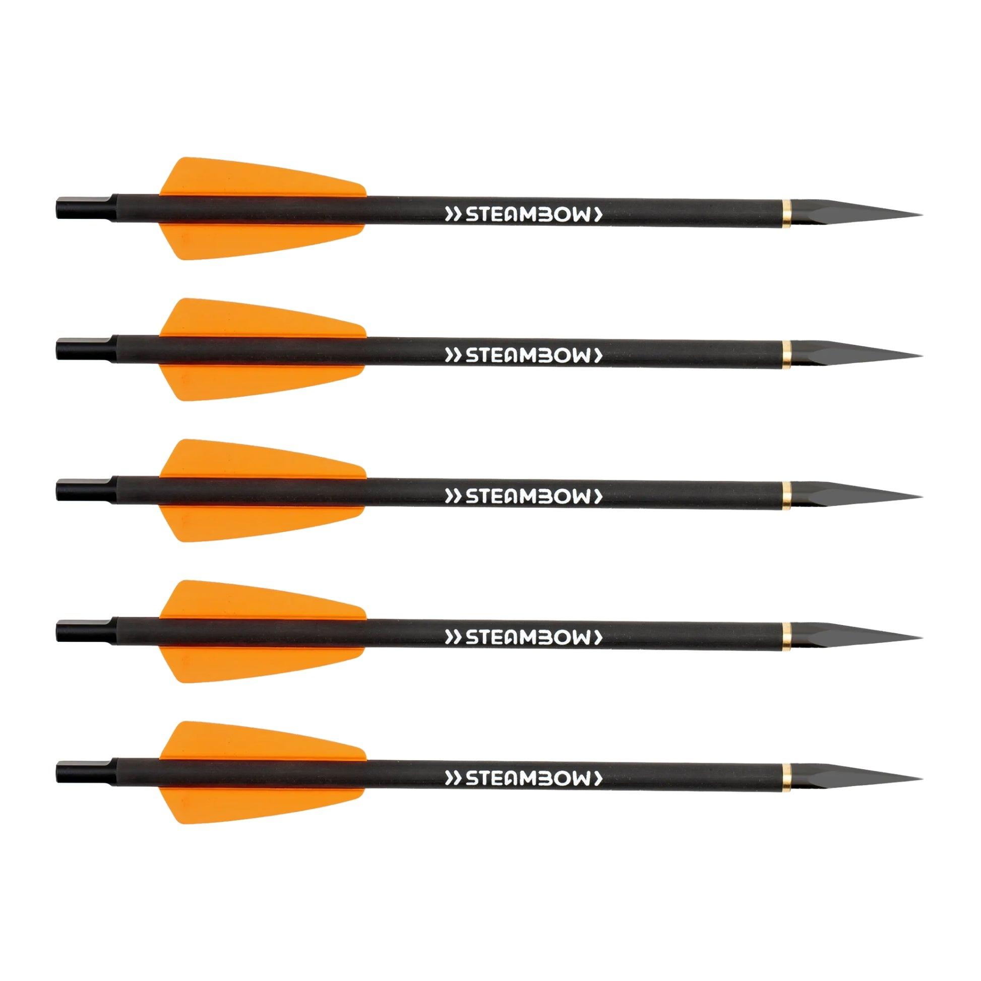 ss01330bodkinpfeilepd575x220 | Slingshots Switzerland Fünf Bodkinpfeile 75x220mm von Steambow mit Carbonschaft und Edelstahl Bodkinspitze für die PD 5