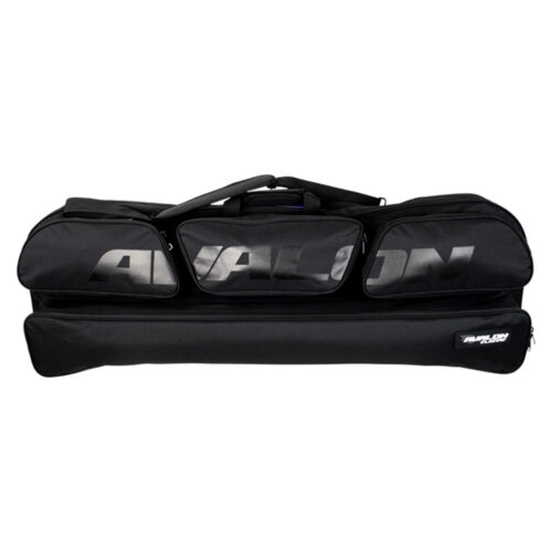 Avalon Classic Soft Compoundbogentasche 108 cm in Schwarz mit Pfeilfach und drei Zubehörfächern