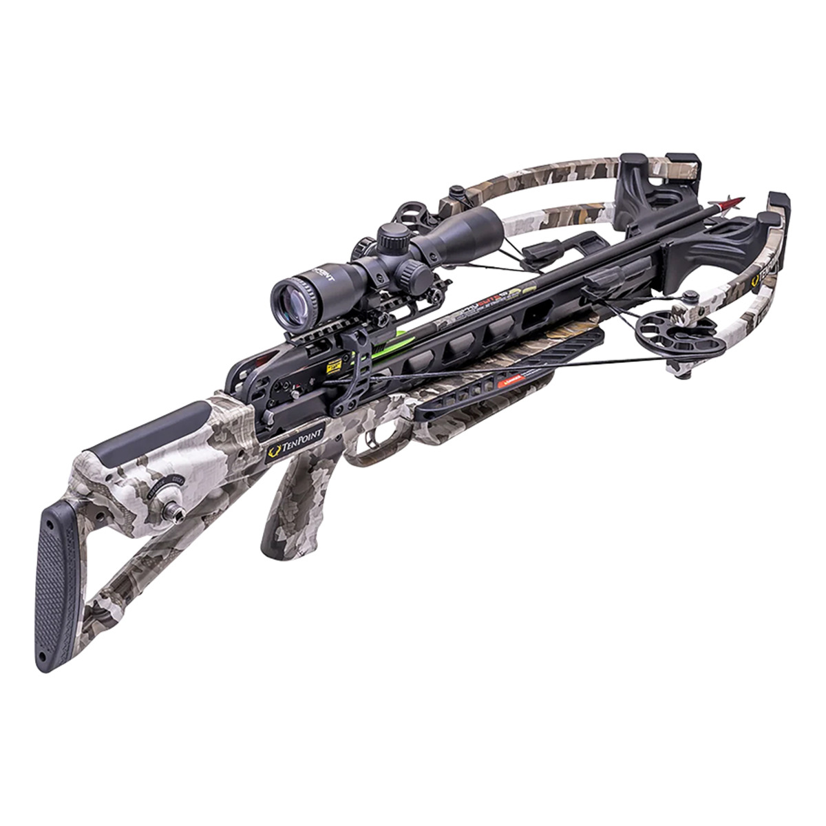 ss01275tenpointvenomx3 | Slingshots Switzerland Compoundarmbrust TenPoint Venom X in Vektra Camo Schrägansicht