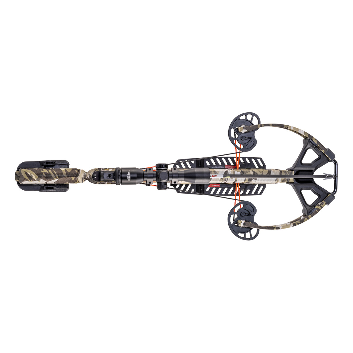 ss01279wickedridgeinvaderm14 | Slingshots Switzerland Compoundarmbrust Wicked Ridge Invader M1 in Peak XT Camo Ansicht von oben